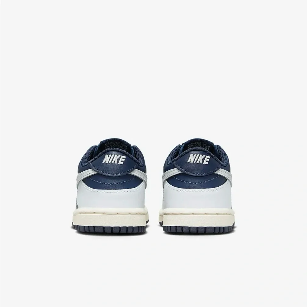 Brand New Nike Dunk Low Toddler Shoes “Midnight Navy” - Picture 3 of 13